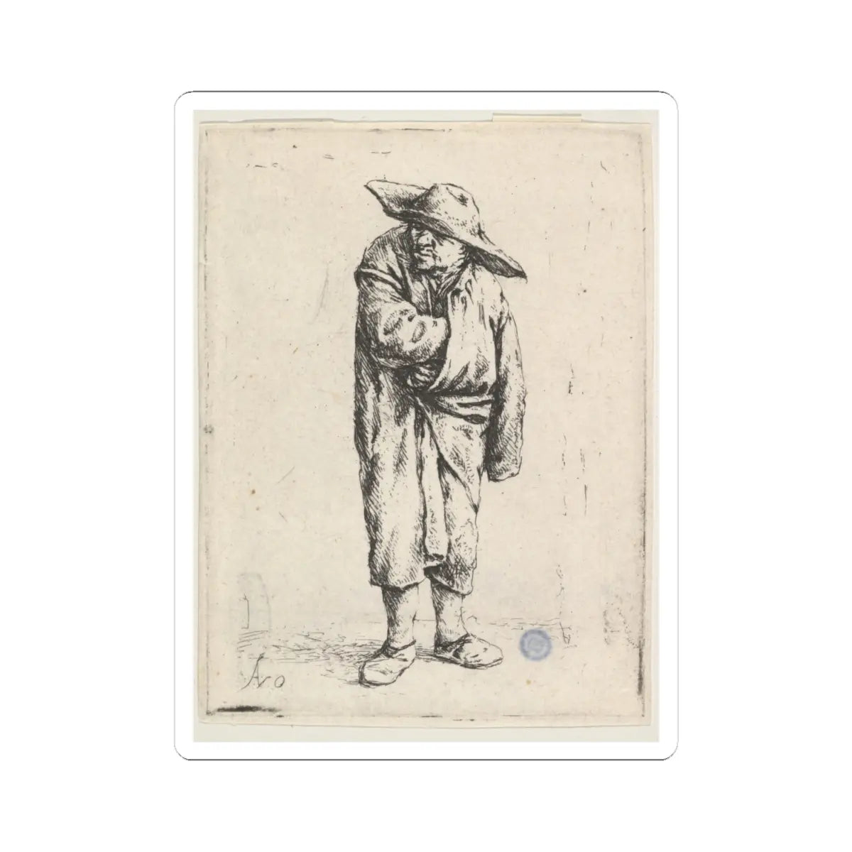 SKU:TSS-STICK-DRNVN-4X4-43 Sizes:4" × 4" Types:White