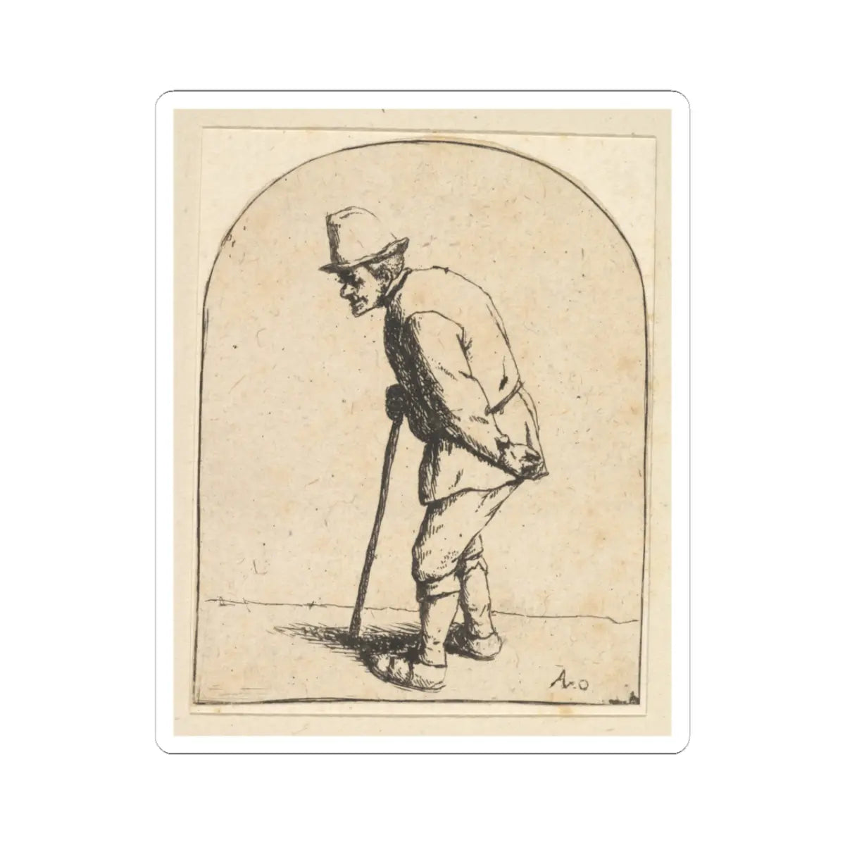 SKU:TSS-STICK-DRNVN-3X3-44 Sizes:3" × 3" Types:White