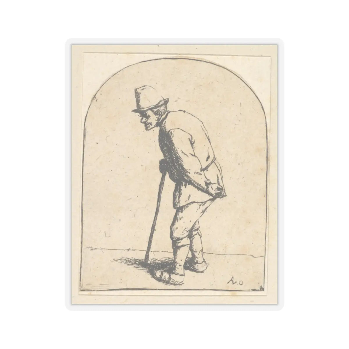 SKU:TSS-STICK-DRNVN-6X6-13RZO Sizes:6" × 6" Types:Transparent