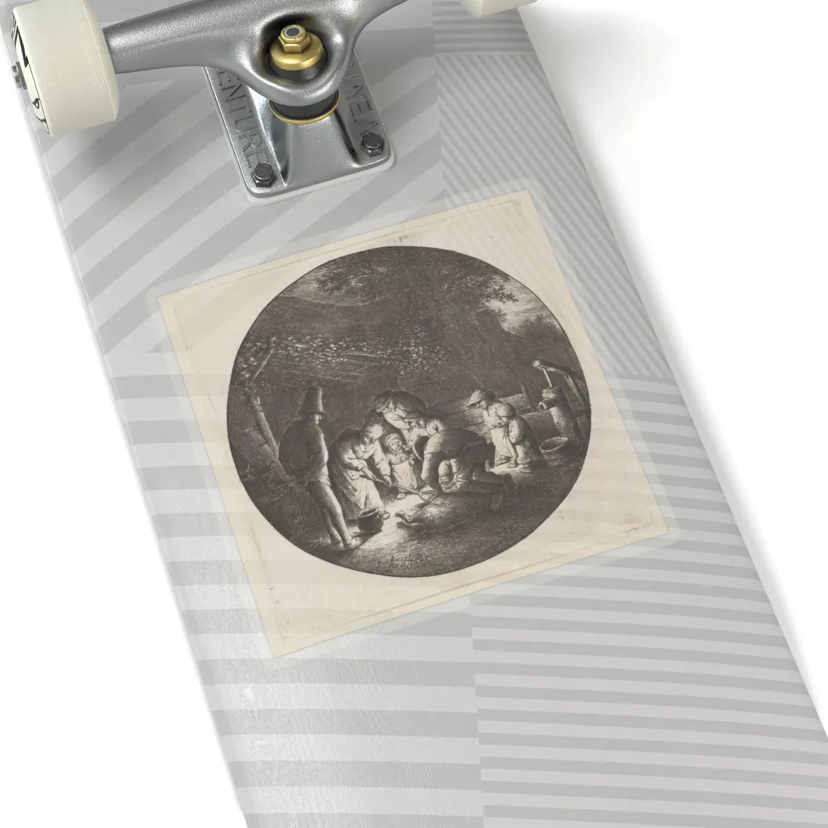 SKU:TSS-STICK-DRNVN-6X6-13RZR Sizes:6" × 6" Types:Transparent