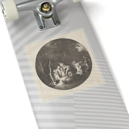 SKU:TSS-STICK-DRNVN-6X6-13RZR Sizes:6" × 6" Types:Transparent