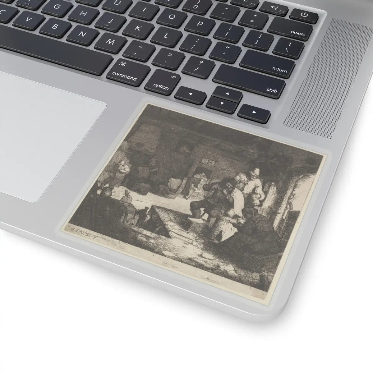 SKU:TSS-STICK-DRNVN-4X4-13S02 Sizes:4" × 4" Types:Transparent