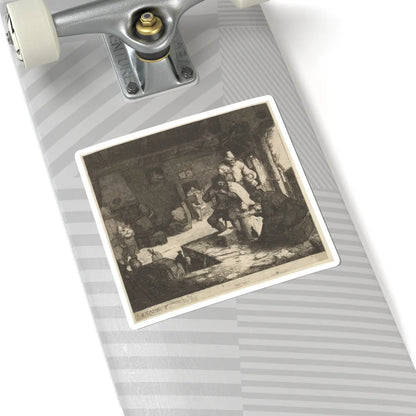 SKU:TSS-STICK-DRNVN-6X6-58 Sizes:6" × 6" Types:White