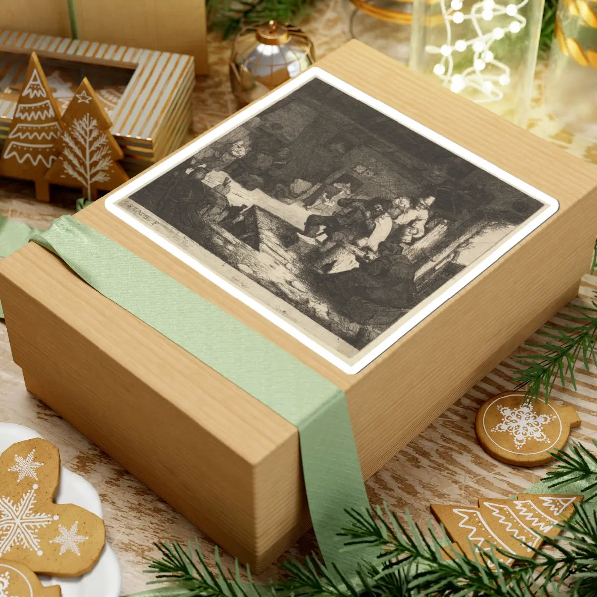SKU:TSS-STICK-DRNVN-6X6-58 Sizes:6" × 6" Types:White