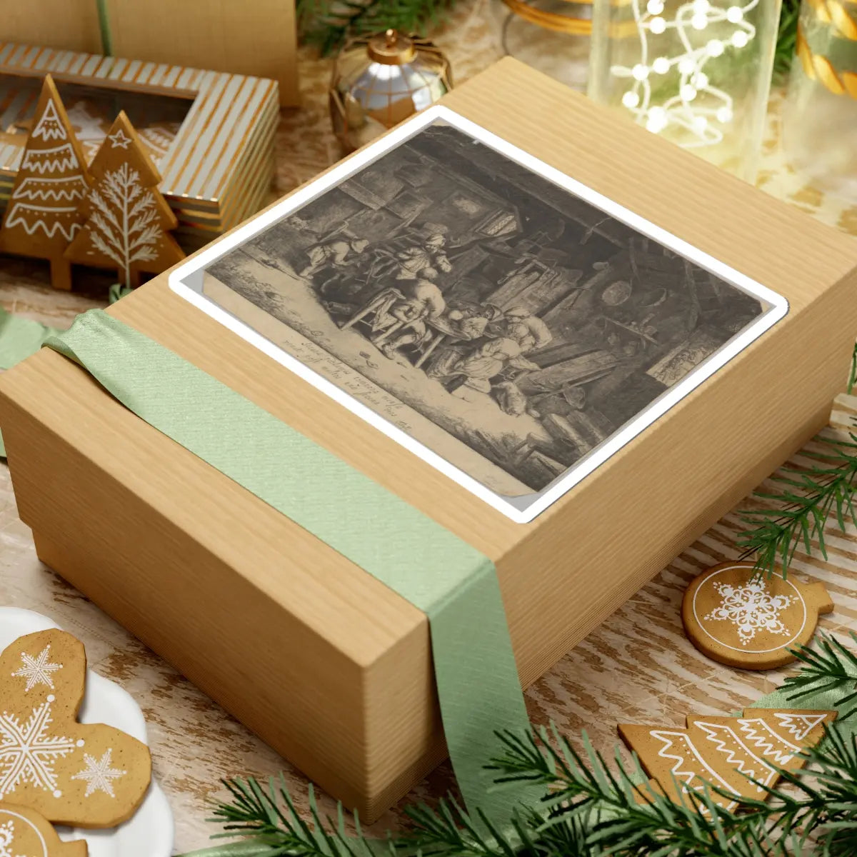 SKU:TSS-STICK-DRNVN-6X6-63 Sizes:6" × 6" Types:White