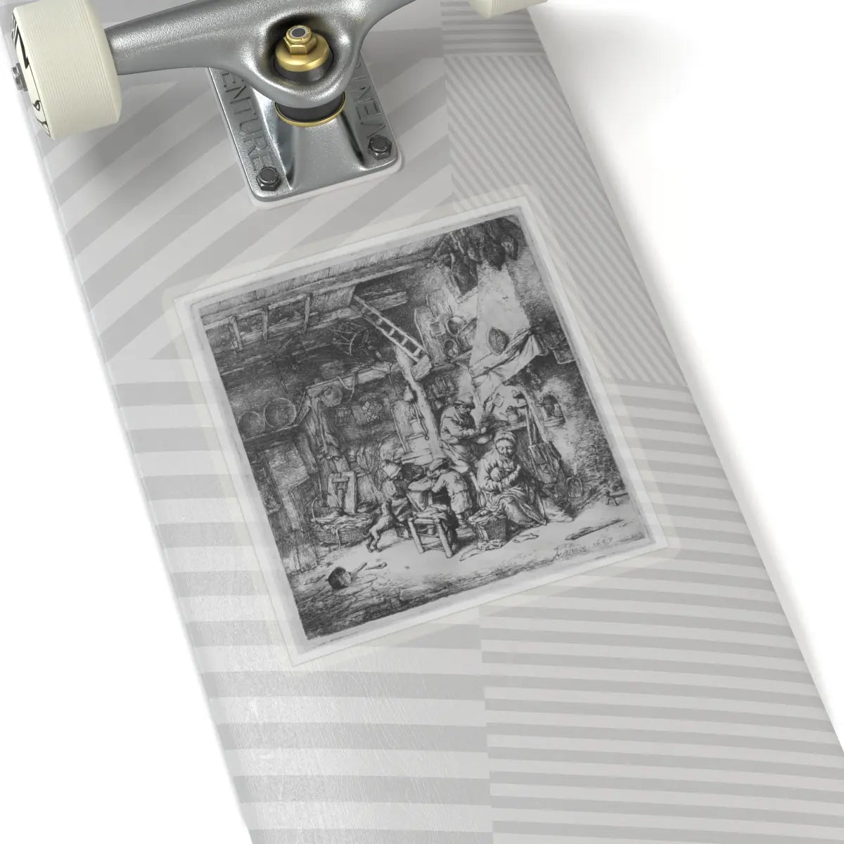 SKU:TSS-STICK-DRNVN-6X6-13S0F Sizes:6" × 6" Types:Transparent