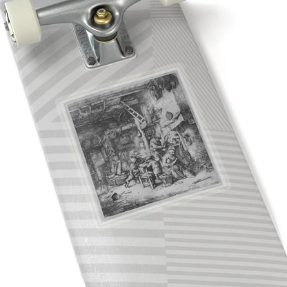 SKU:TSS-STICK-DRNVN-6X6-13S0F Sizes:6" × 6" Types:Transparent
