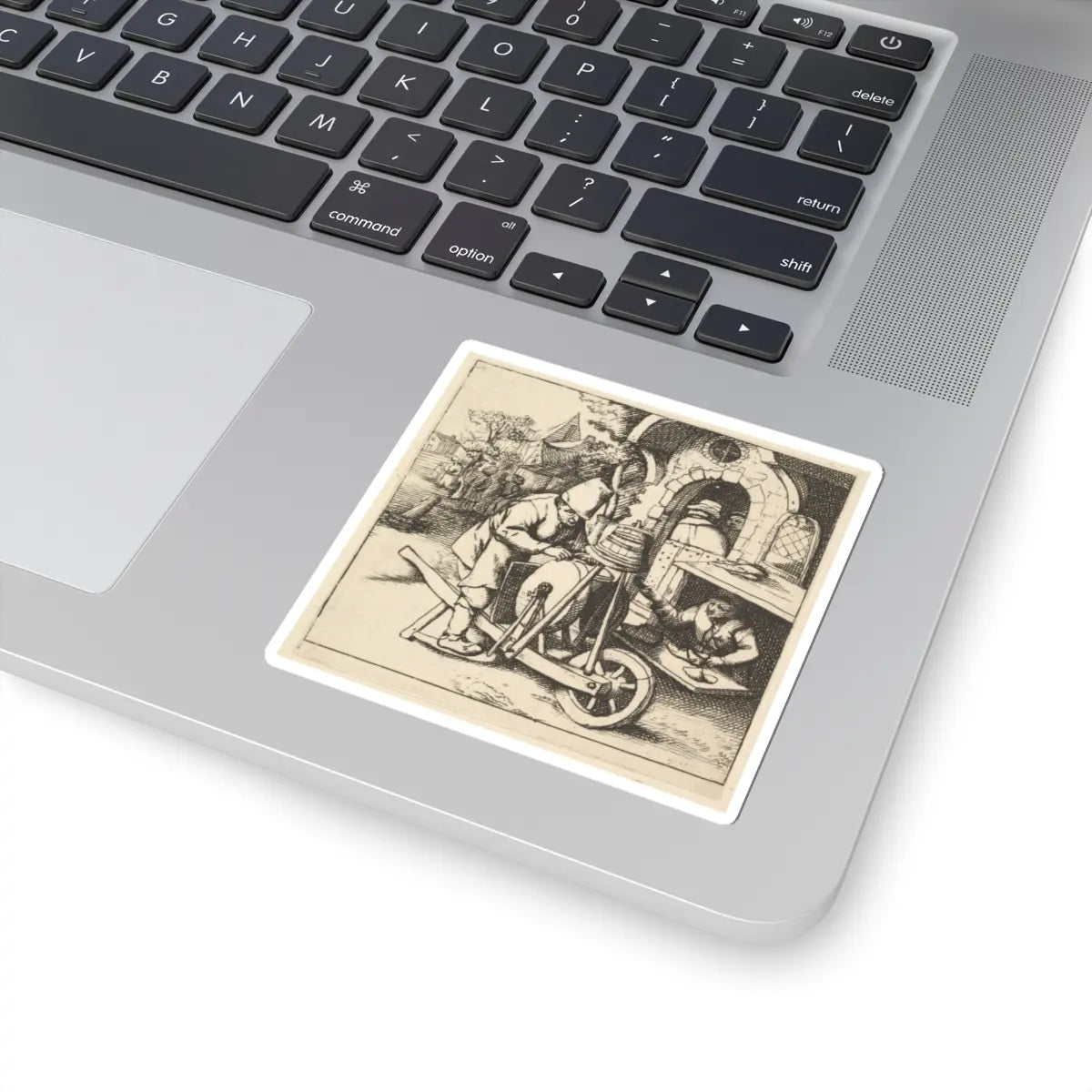 SKU:TSS-STICK-DRNVN-3X3-77 Sizes:3" × 3" Types:White