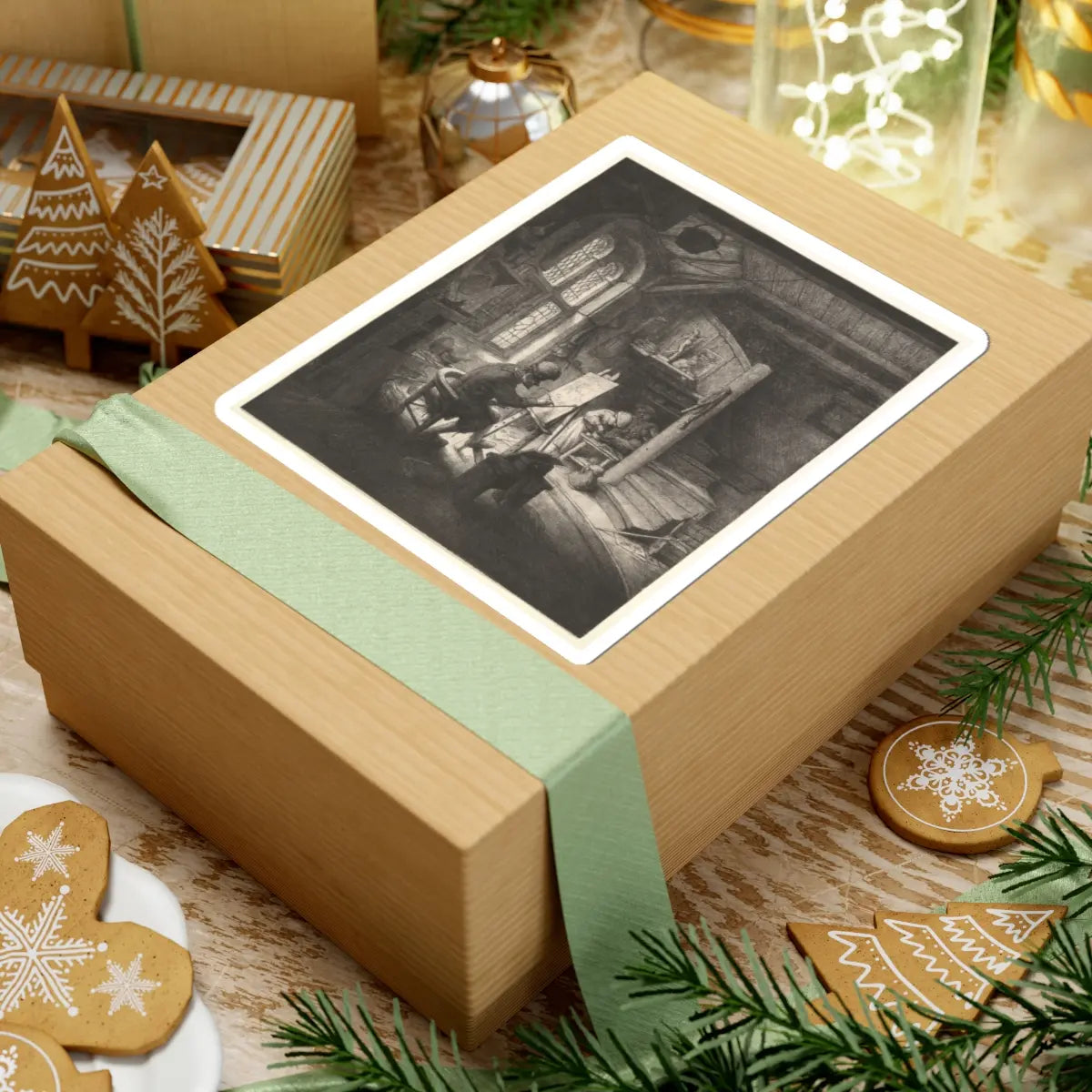 SKU:TSS-STICK-DRNVN-6X6-80 Sizes:6" × 6" Types:White