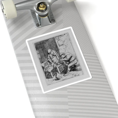 SKU:TSS-STICK-DRNVN-6X6-88 Sizes:6" × 6" Types:White