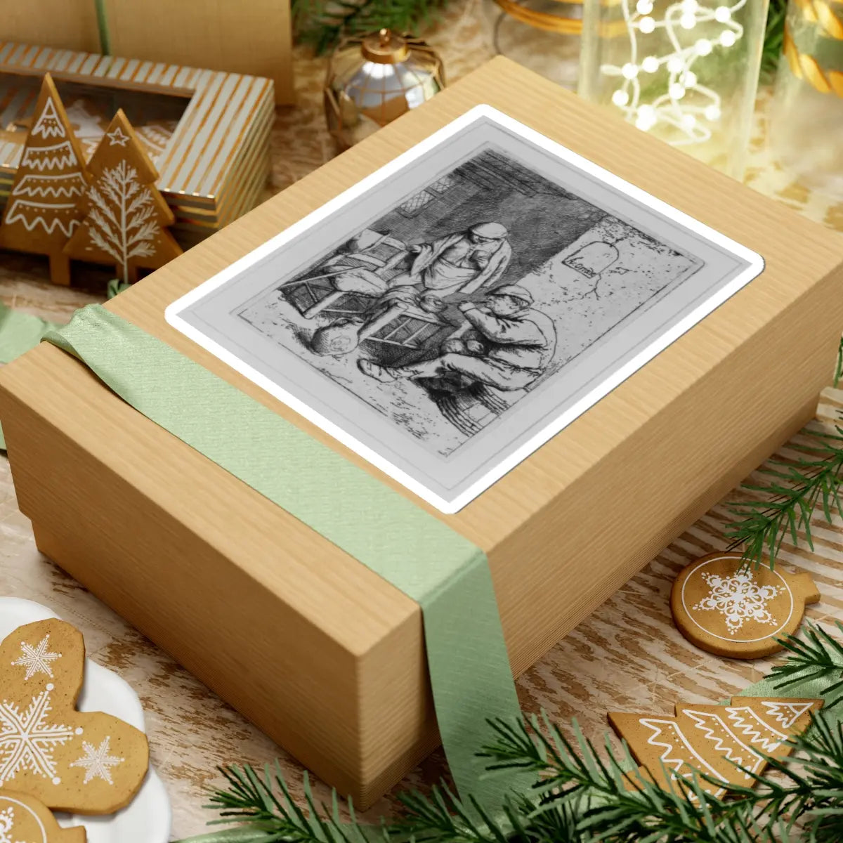 SKU:TSS-STICK-DRNVN-6X6-88 Sizes:6" × 6" Types:White