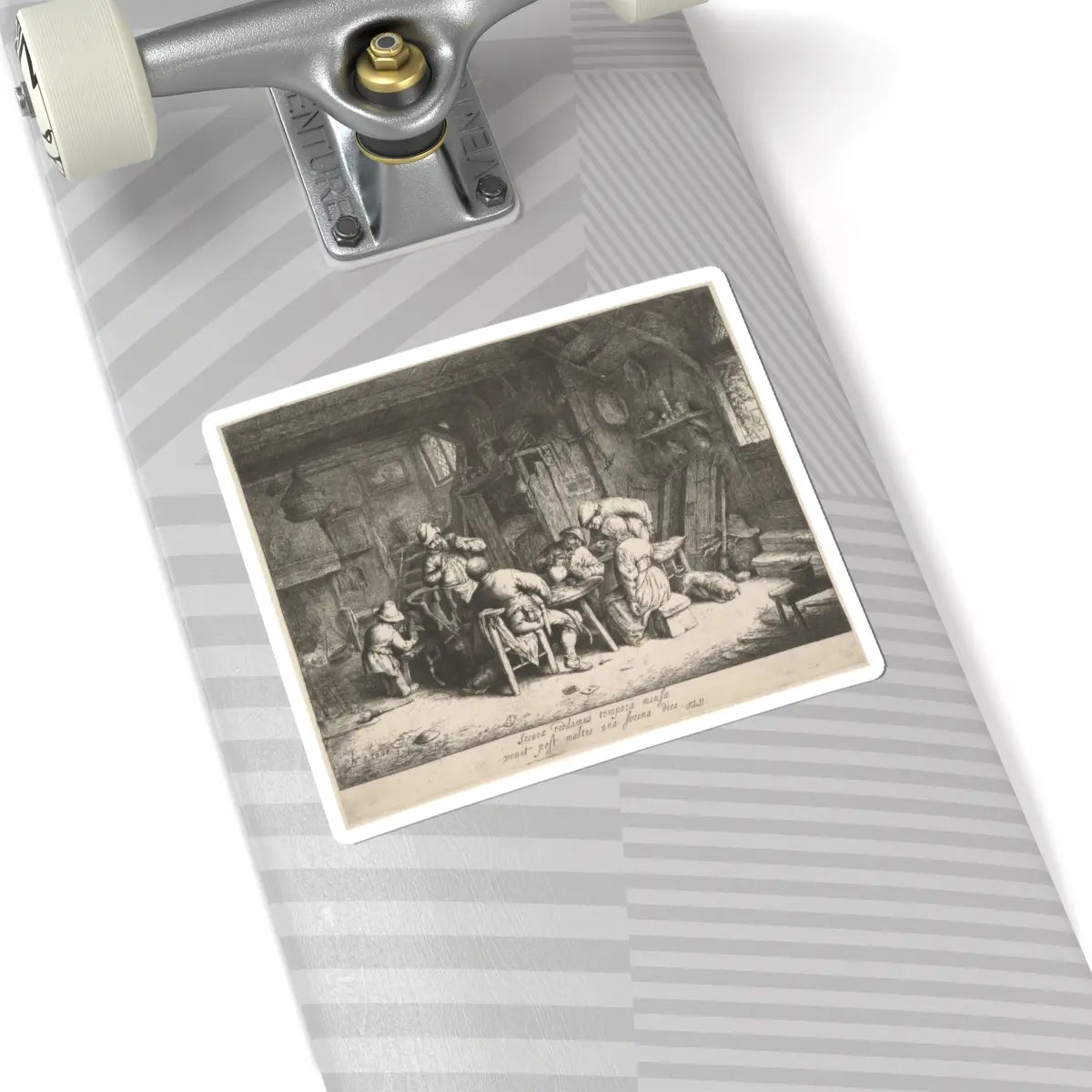 SKU:TSS-STICK-DRNVN-6X6-91 Sizes:6" × 6" Types:White