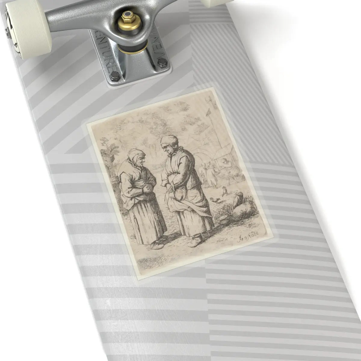 SKU:TSS-STICK-DRNVN-6X6-13S10 Sizes:6" × 6" Types:Transparent