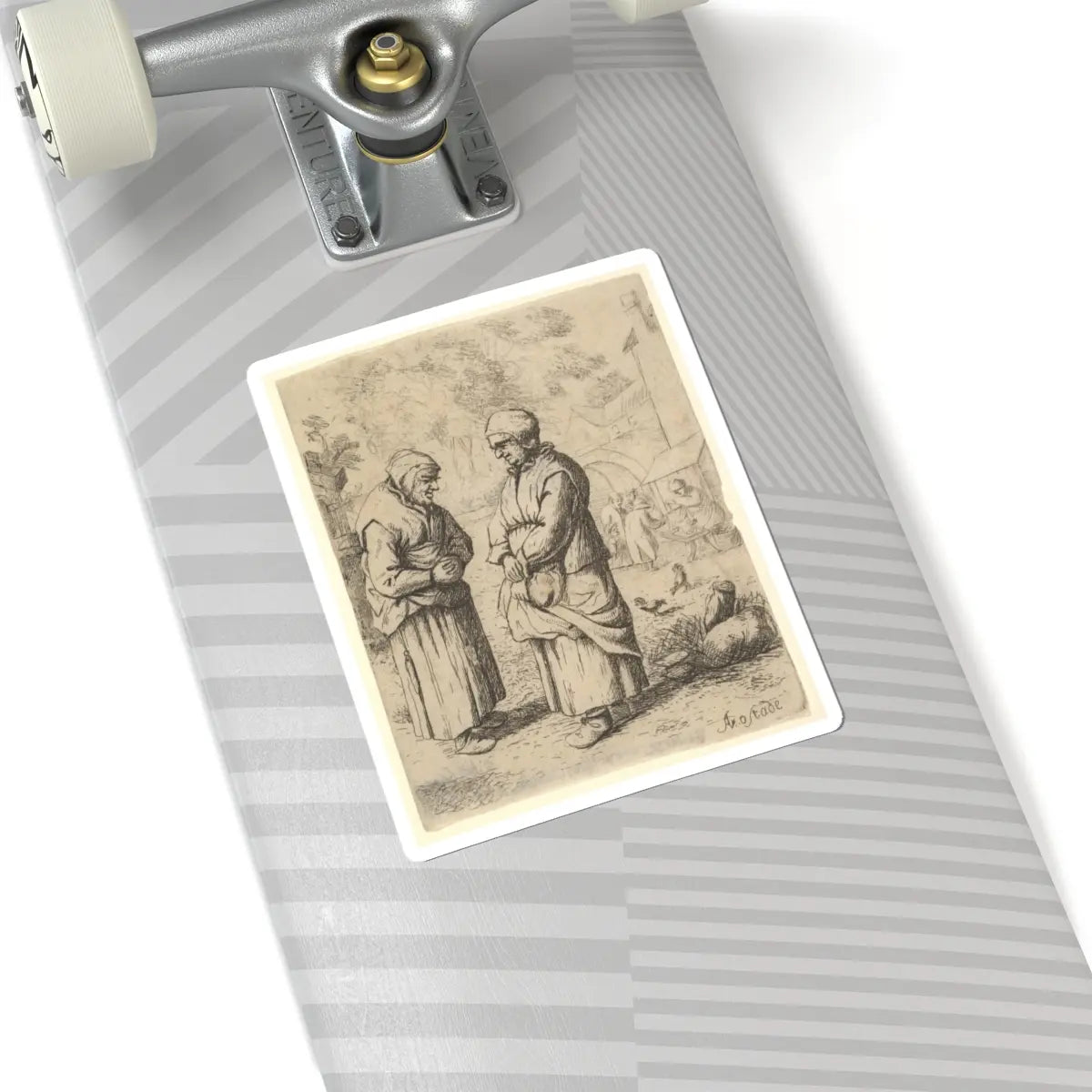 SKU:TSS-STICK-DRNVN-6X6-92 Sizes:6" × 6" Types:White