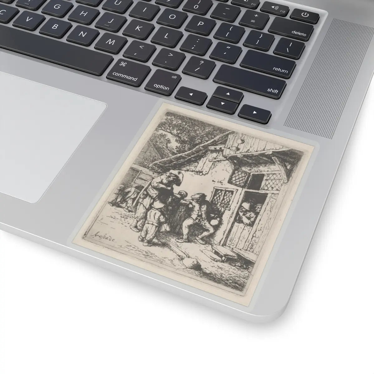 SKU:TSS-STICK-DRNVN-4X4-13S12 Sizes:4" × 4" Types:Transparent