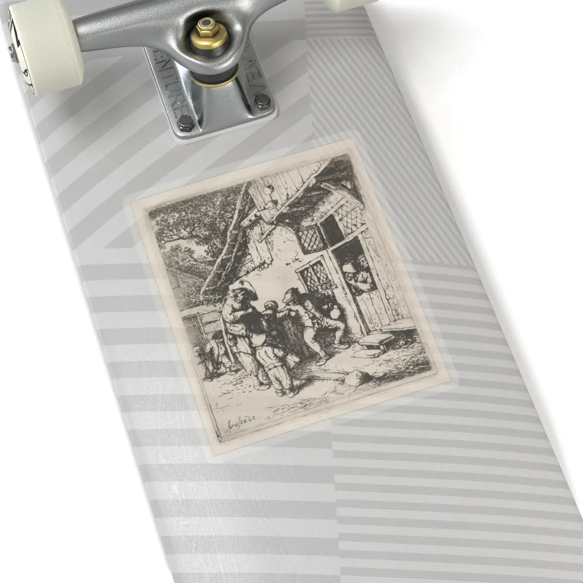 SKU:TSS-STICK-DRNVN-6X6-13S12 Sizes:6" × 6" Types:Transparent