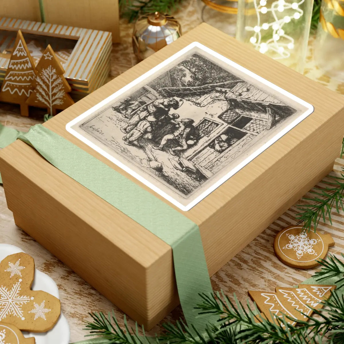 SKU:TSS-STICK-DRNVN-6X6-94 Sizes:6" × 6" Types:White