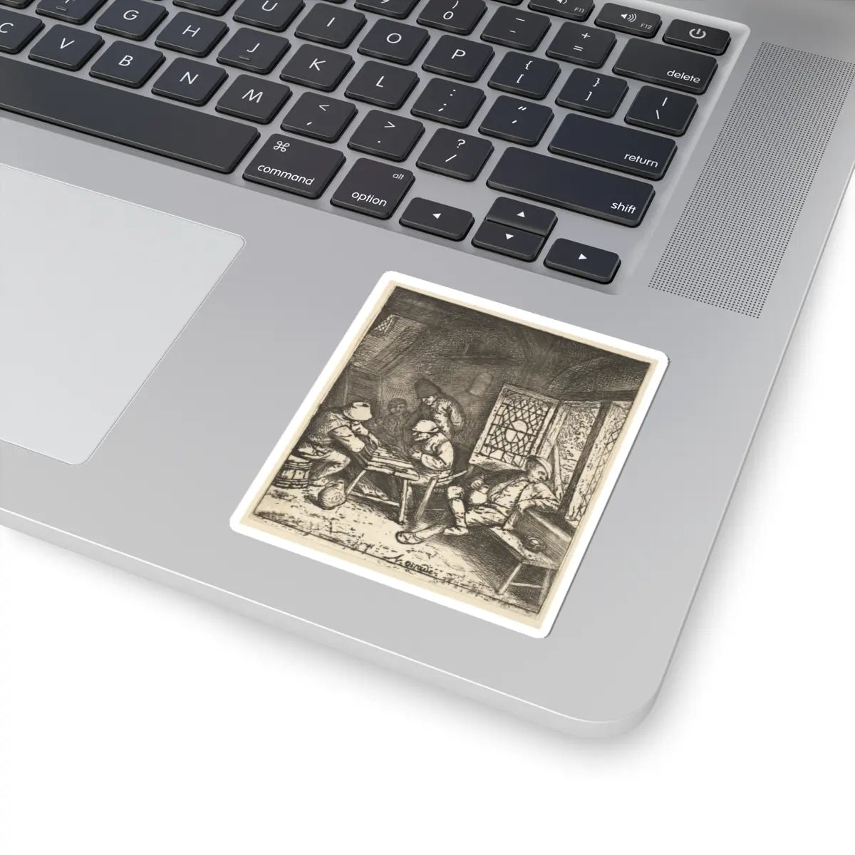 SKU:TSS-STICK-DRNVN-3X3-95 Sizes:3" × 3" Types:White