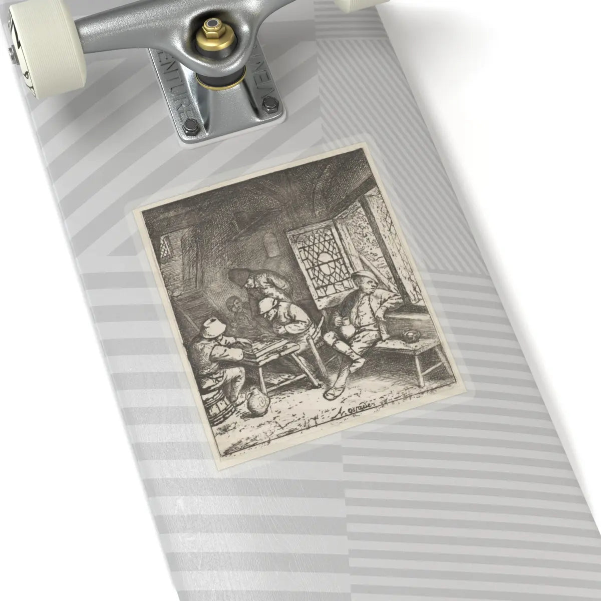 SKU:TSS-STICK-DRNVN-6X6-13S13 Sizes:6" × 6" Types:Transparent