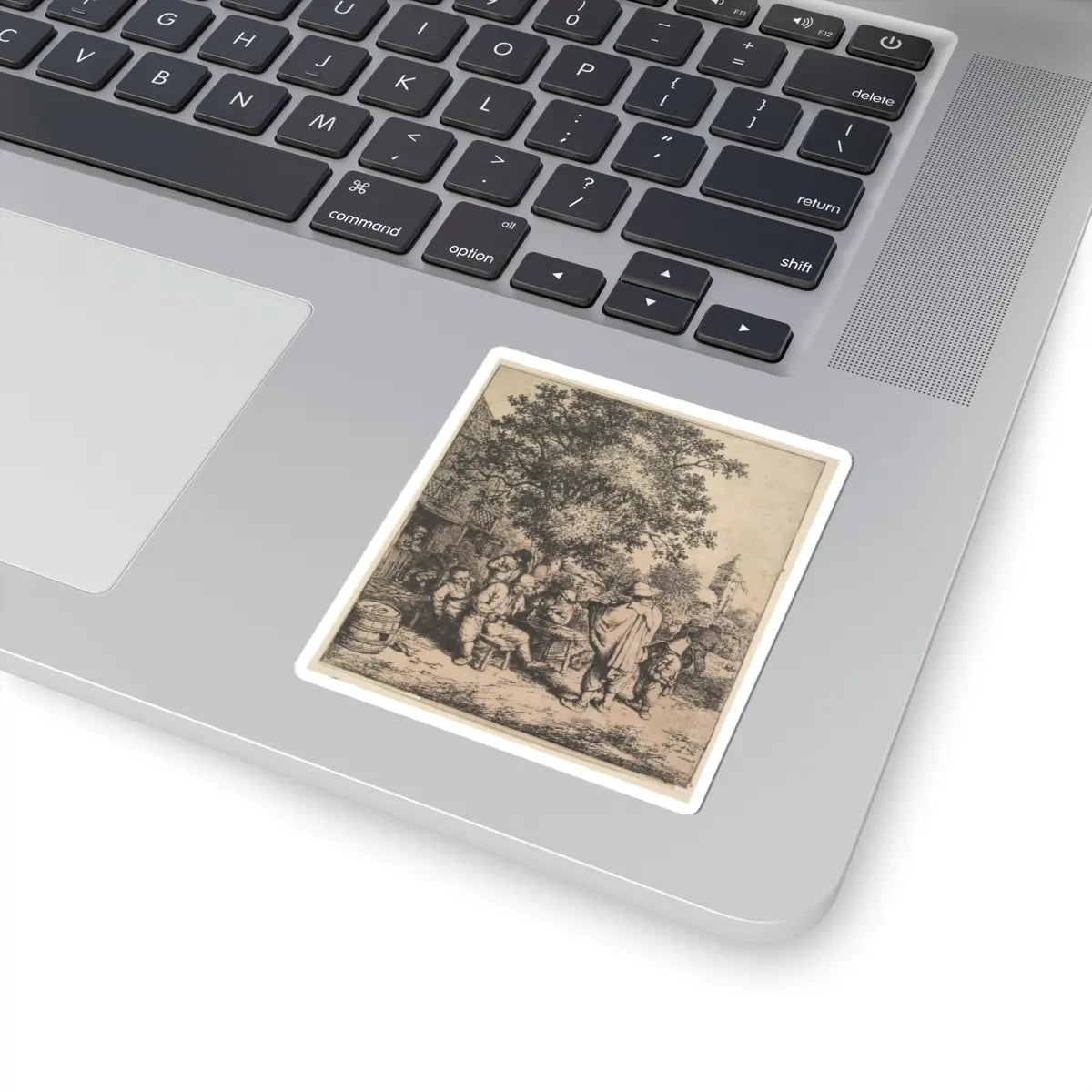 SKU:TSS-STICK-DRNVN-3X3-99 Sizes:3" × 3" Types:White
