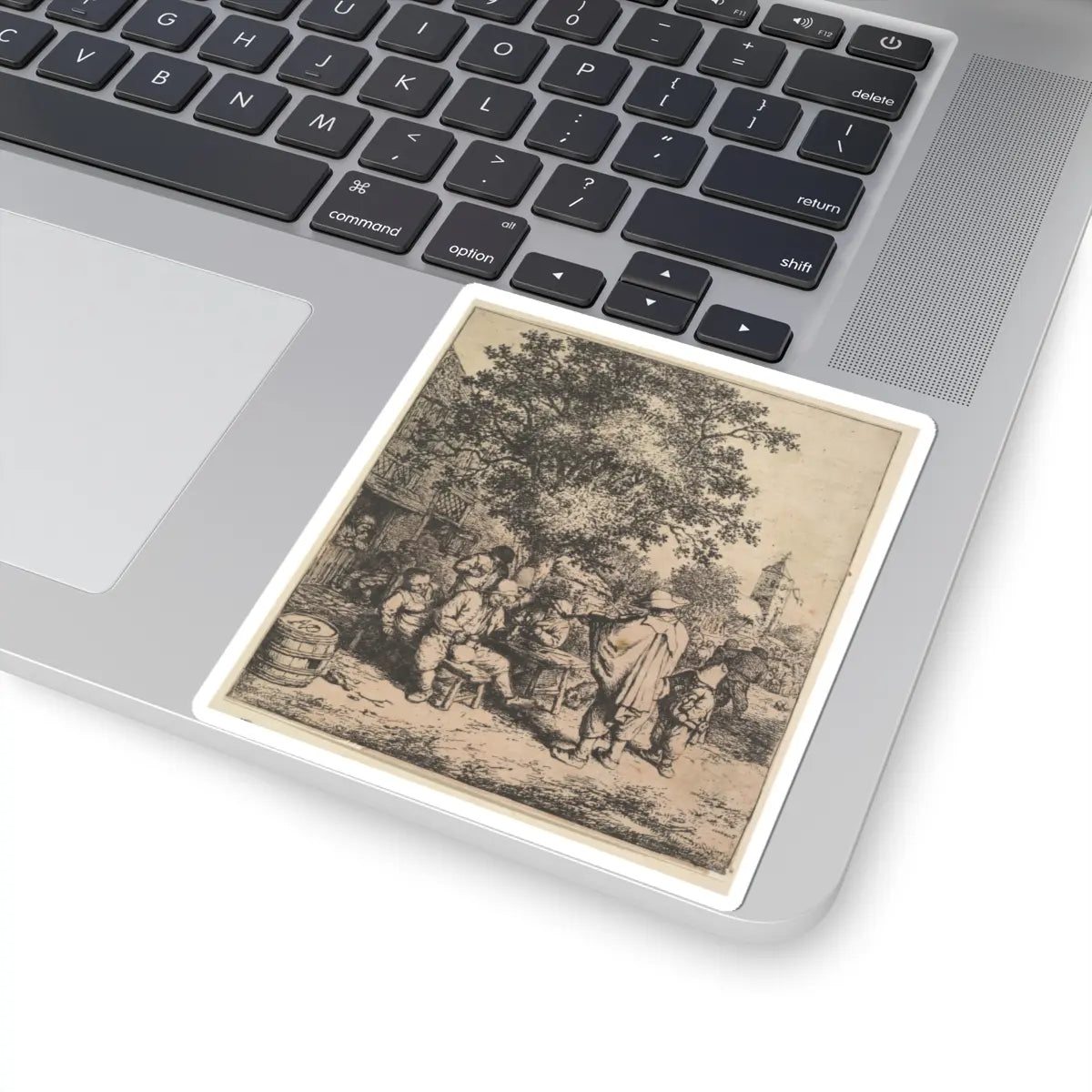 SKU:TSS-STICK-DRNVN-4X4-99 Sizes:4" × 4" Types:White