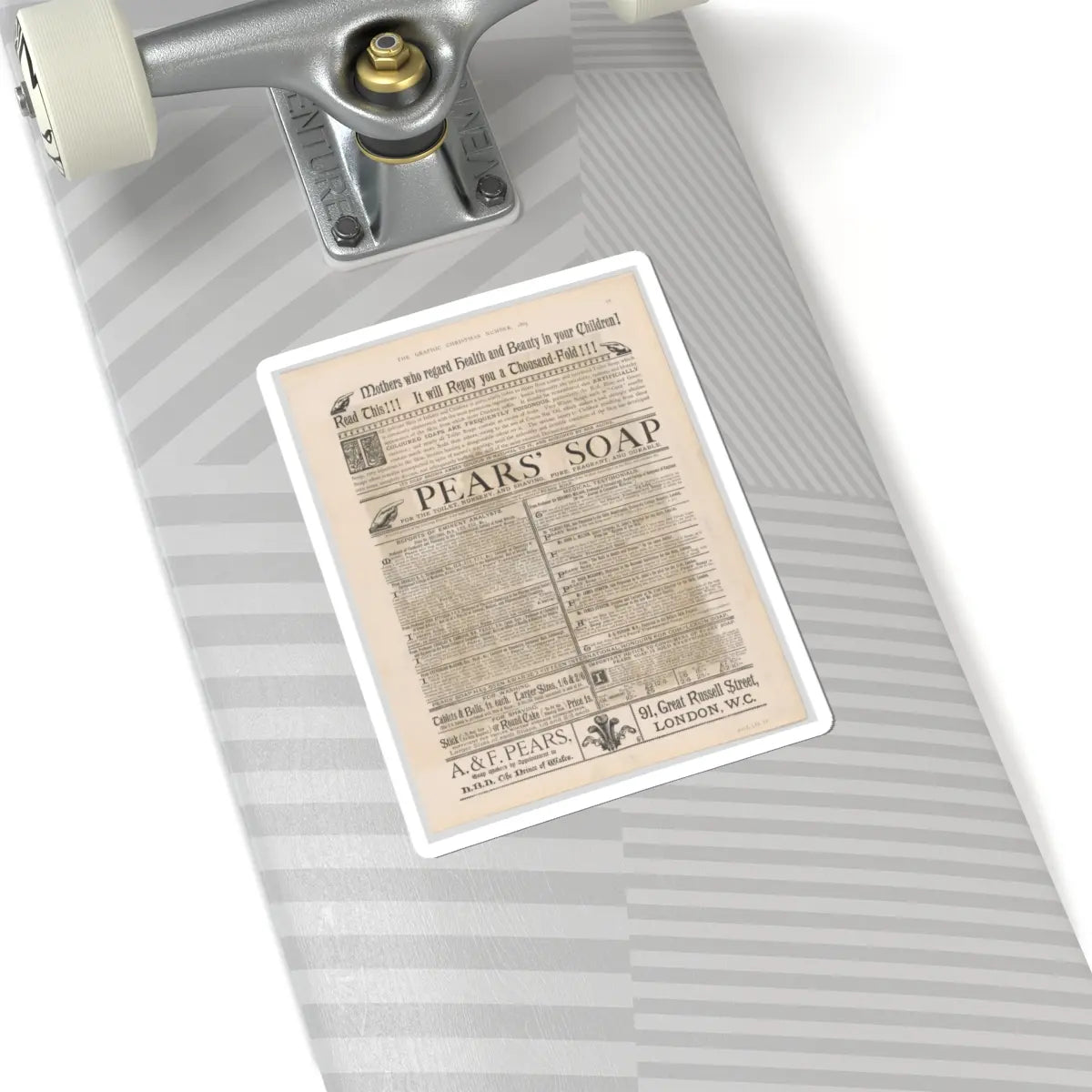 SKU:TSS-STICK-DRNMMN-6X6-2 Sizes:6" × 6" Types:White