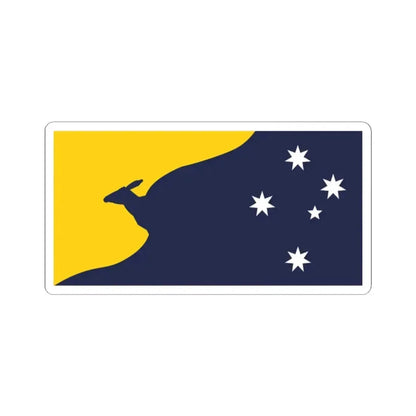 Advance Australia 2011 Australian Flag Proposal (Australia) STICKER Vinyl Kiss-Cut Decal 2 Inch White - The Sticker Space