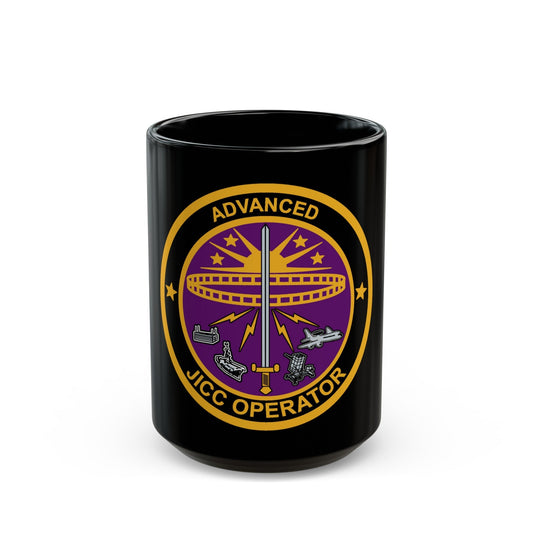 Advanced JICC Operator (U.S. Air Force) Black Coffee Mug-15oz-The Sticker Space