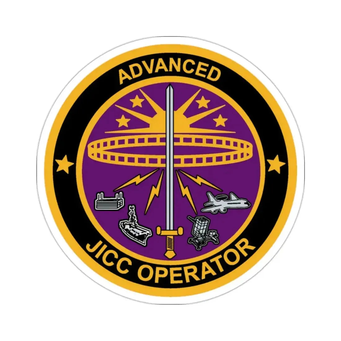 Advanced JICC Operator (U.S. Air Force) STICKER Vinyl Die-Cut Decal 2 Inch - The Sticker Space