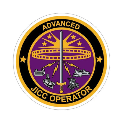 Advanced JICC Operator (U.S. Air Force) STICKER Vinyl Die-Cut Decal 4 Inch - The Sticker Space