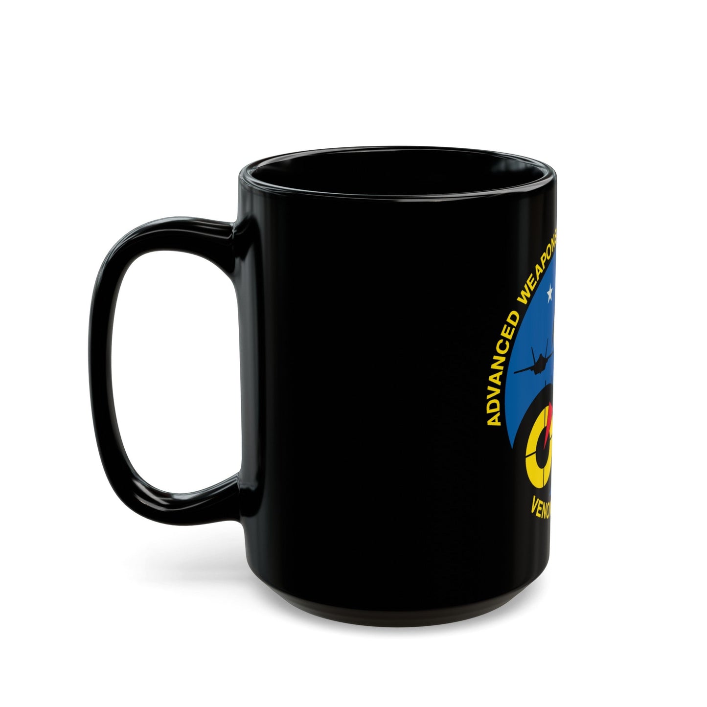 Advanced Weapons Simulation Tech Venom Ctrl (U.S. Air Force) Black Coffee Mug-The Sticker Space