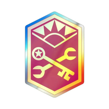 Advanced Weapons Support Command (U.S. Army) Holographic STICKER Die-Cut Vinyl Decal 2 Inch Holographic - The Sticker Space