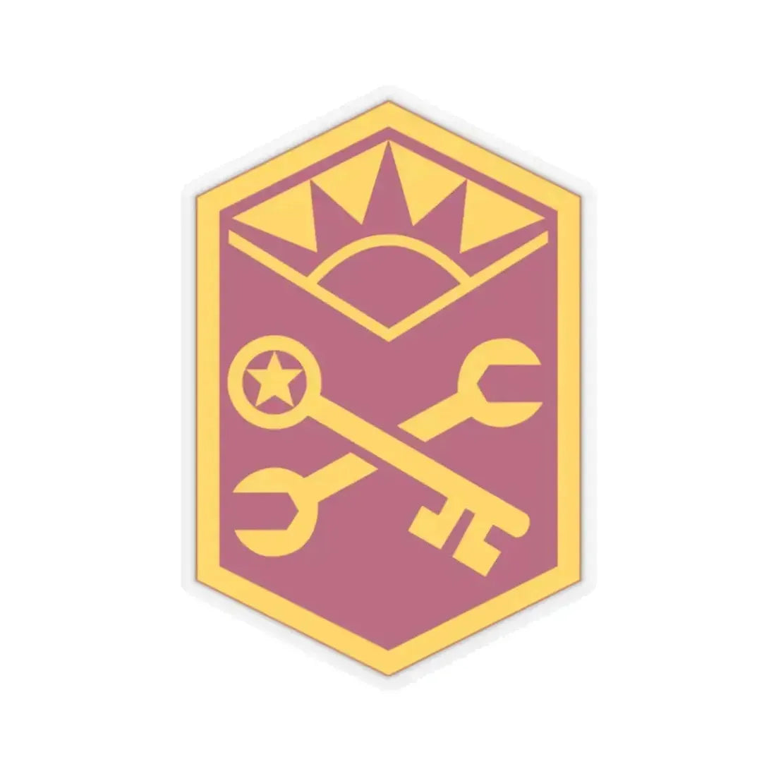 Advanced Weapons Support Command (U.S. Army) STICKER Vinyl Kiss-Cut Decal 2 Inch Transparent - The Sticker Space