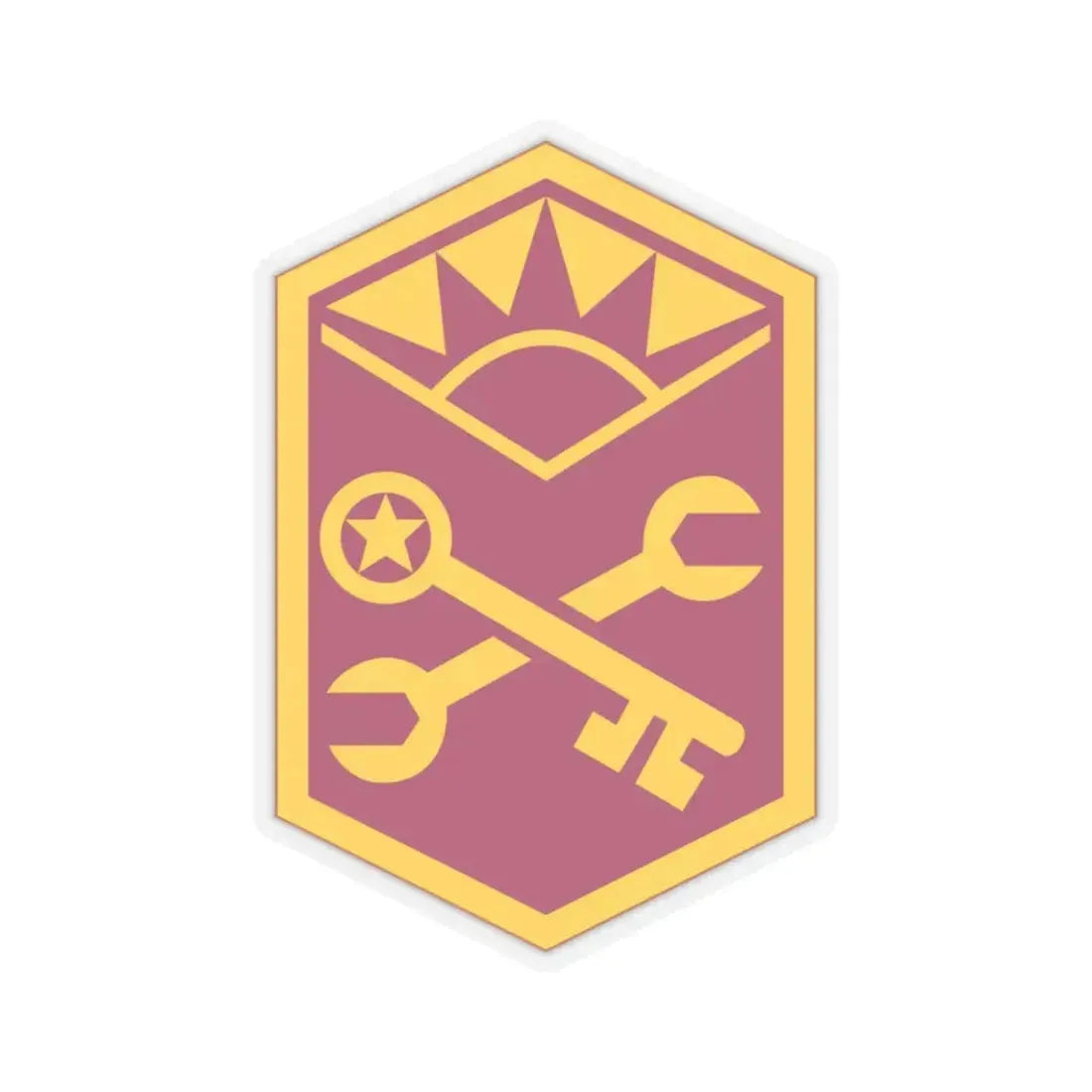 Advanced Weapons Support Command (U.S. Army) STICKER Vinyl Kiss-Cut Decal 3 Inch Transparent - The Sticker Space