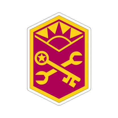 Advanced Weapons Support Command (U.S. Army) STICKER Vinyl Kiss-Cut Decal 4 Inch White - The Sticker Space