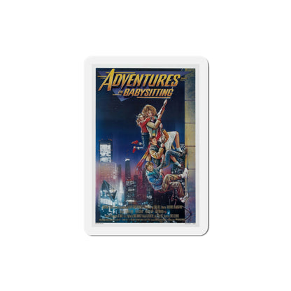 Adventures in Babysitting 1987 Movie Poster Die-Cut Magnet-3" x 3"-The Sticker Space