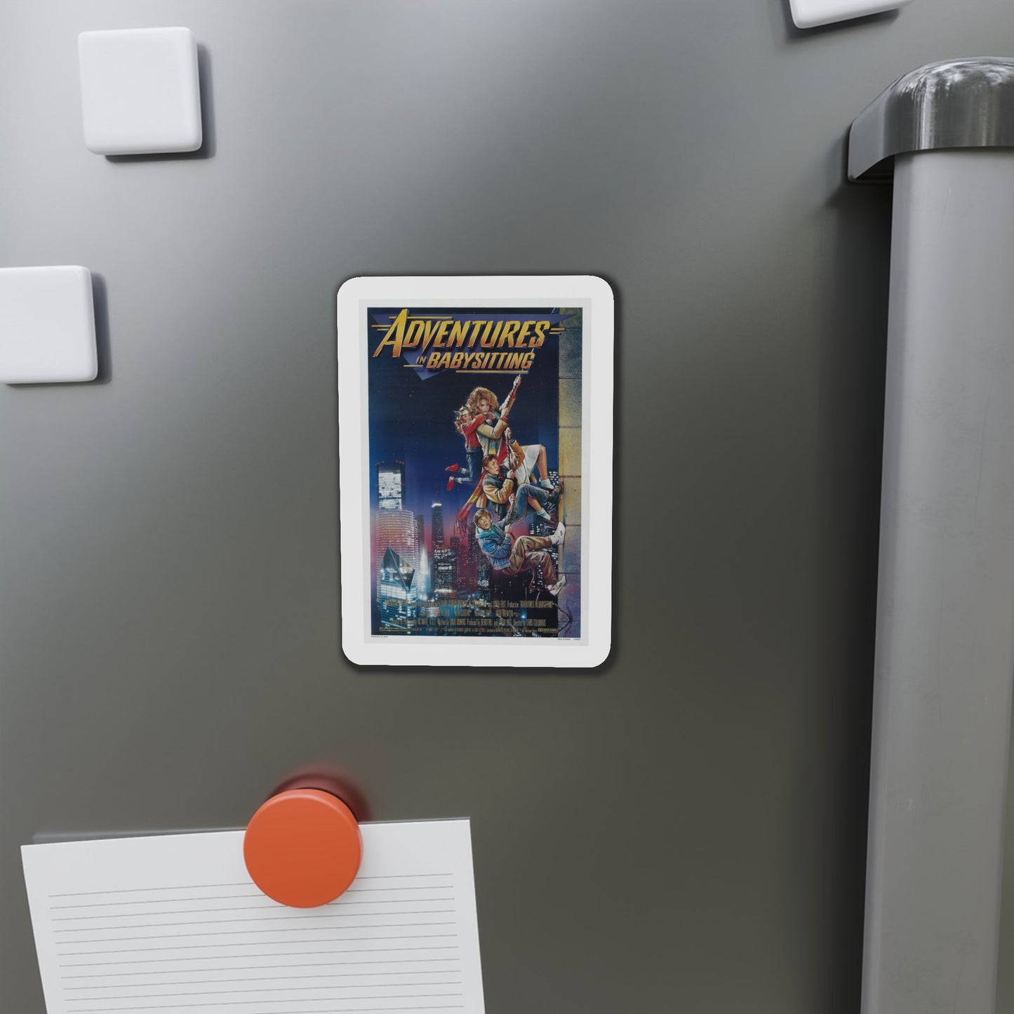 Adventures in Babysitting 1987 Movie Poster Die-Cut Magnet-The Sticker Space