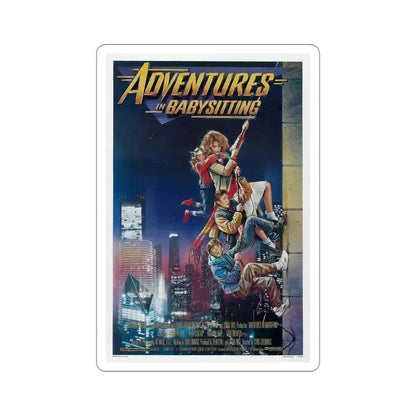 Adventures in Babysitting 1987 Movie Poster STICKER Vinyl Die-Cut Decal 5 Inch - The Sticker Space