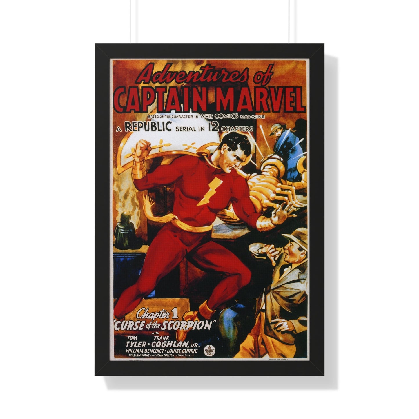 ADVENTURES OF CAPTAIN MARVEL 1941 - Framed Movie Poster-20" x 30"-The Sticker Space