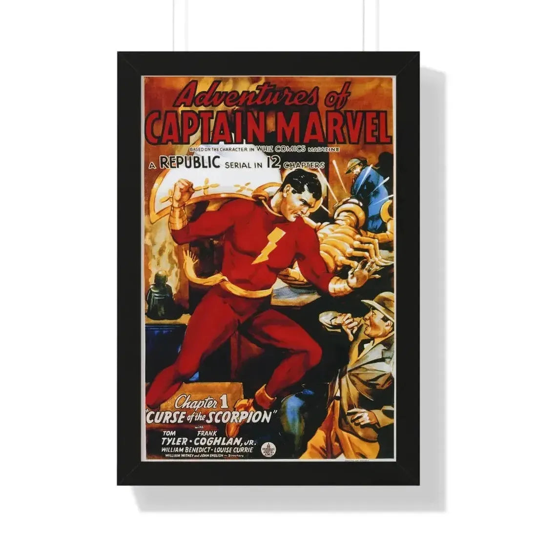 ADVENTURES OF CAPTAIN MARVEL 1941 - Framed Movie Poster - The Sticker Space