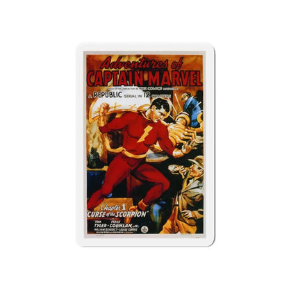 ADVENTURES OF CAPTAIN MARVEL 1941 Movie Poster - Refrigerator Magnet - The Sticker Space