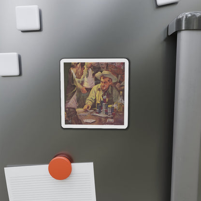 Advertisement illustration (Magazine Illustration) Refrigerator Magnet-The Sticker Space