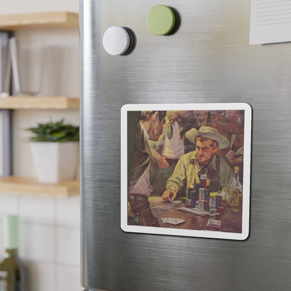 Advertisement illustration (Magazine Illustration) Refrigerator Magnet-The Sticker Space