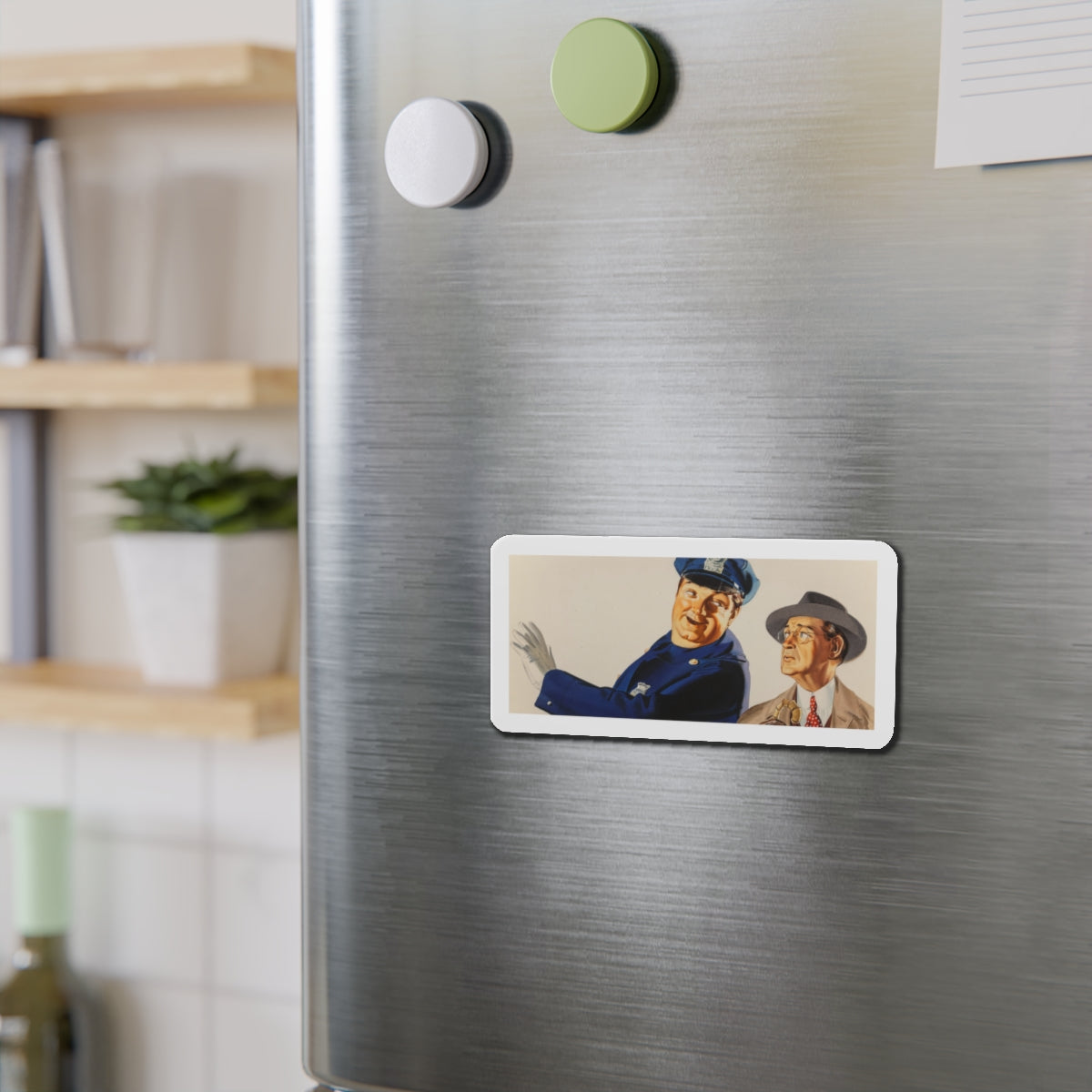 Advertising illustration (Magazine Illustration) Refrigerator Magnet-The Sticker Space