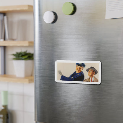 Advertising illustration (Magazine Illustration) Refrigerator Magnet-The Sticker Space