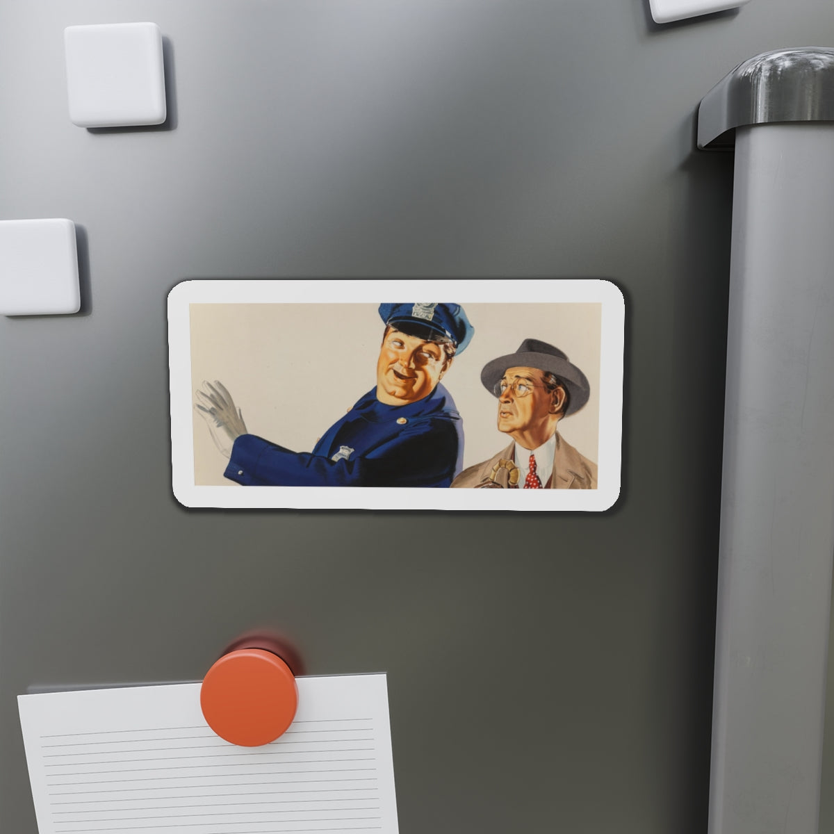 Advertising illustration (Magazine Illustration) Refrigerator Magnet-The Sticker Space