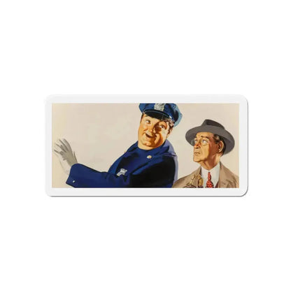 Advertising illustration (Magazine Illustration) Refrigerator Magnet 6 Inch Die-Cut - The Sticker Space