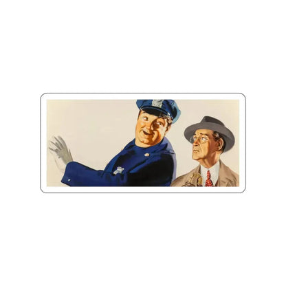 Advertising illustration (Magazine Illustration) STICKER Vinyl Die-Cut Decal White Die-Cut 4 Inch - The Sticker Space