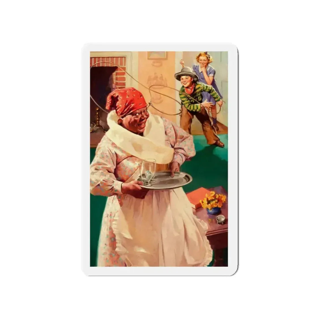 Advertising illustration_1 (Magazine Illustration) Refrigerator Magnet - The Sticker Space