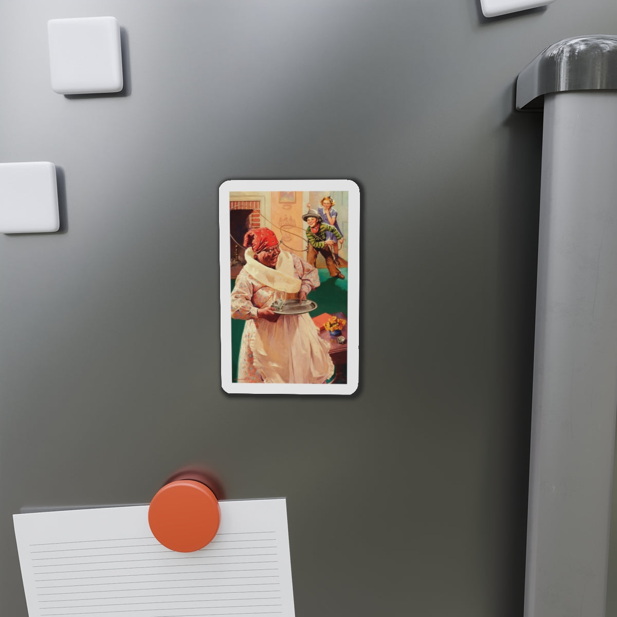 Advertising illustration_1 (Magazine Illustration) Refrigerator Magnet-The Sticker Space